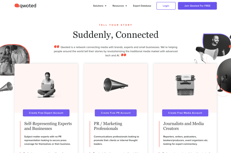 Qwoted Journalism Sourcing Platform for backlinks