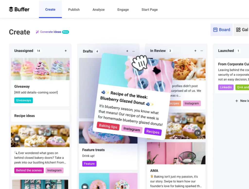 Buffer Content Curation Tool