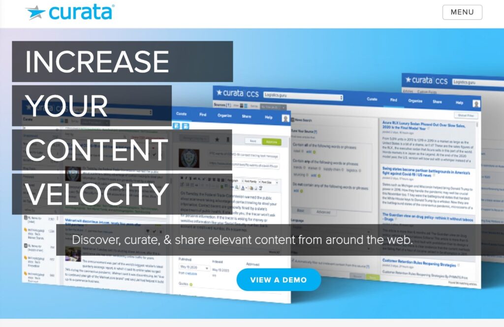 Curata Content Curation Tool