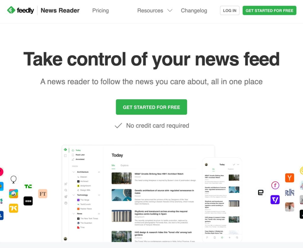 Feedly Content Curation Tool